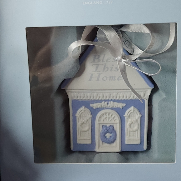 Wedgwood Other - Wedgewood UK Collectible "Bless this Home" Ornament. In Box.